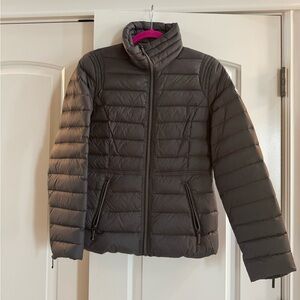 Gray Michael Kors puffer jacket